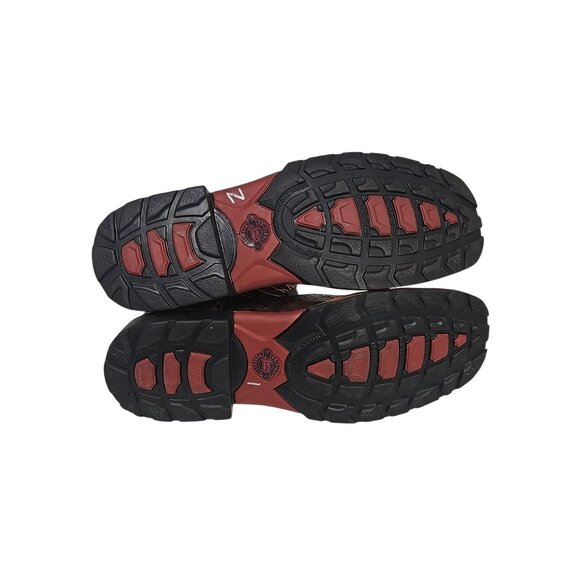 Justin Men's Derrickman 12" Western Work Boot Soft Toe Ostrich Print Brown 11D - Picture 6 of 6